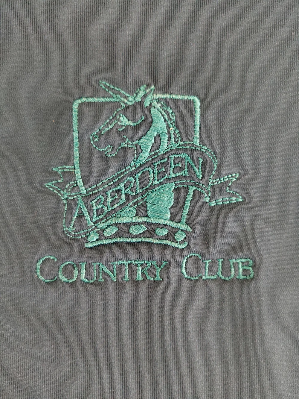Nike Golf Dri-Fit Aberdeen Country Club Polo Teal Women's Small - Picture 8 of 8